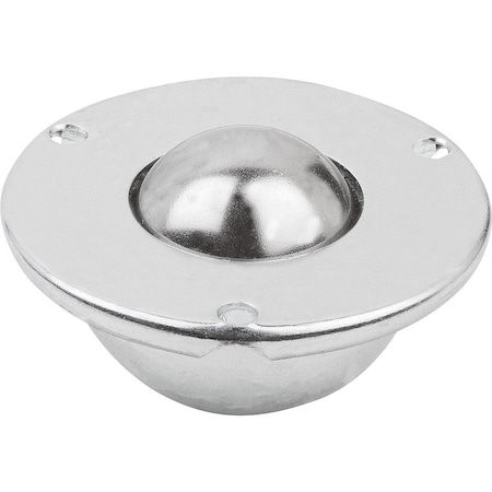 Kipp Ball Transfer Unit, Form:B Steel, Comp:Steel K0764.122